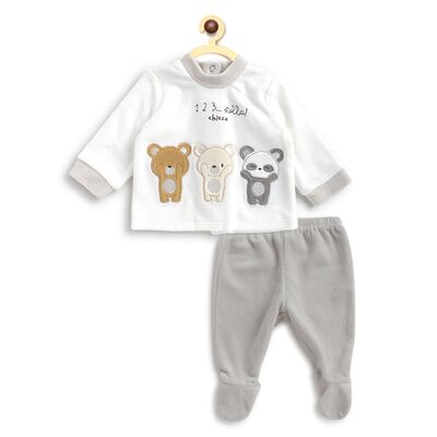 Smock - Legging Set With Applique (2pc)